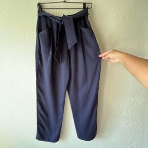 Amour Vert Tencel Pant in Navy Blue XS made in USA